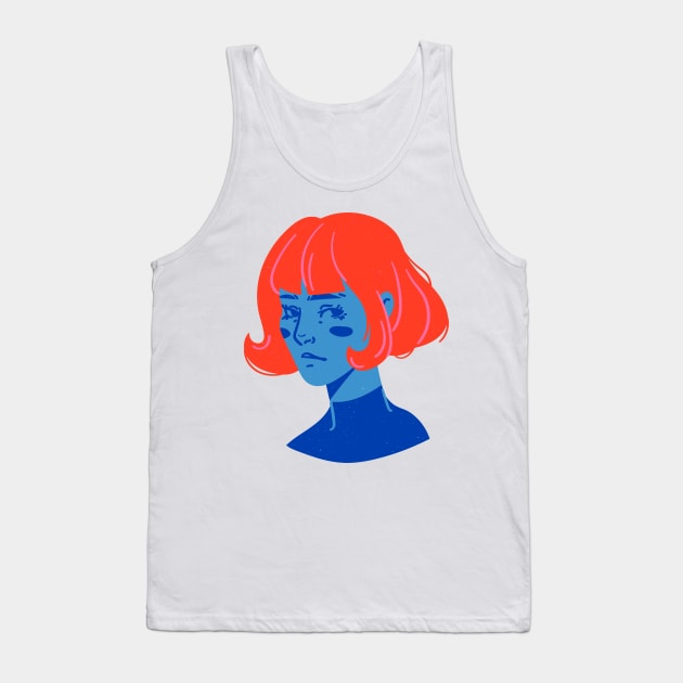 Girl Print Tank Top by ToughCookie98